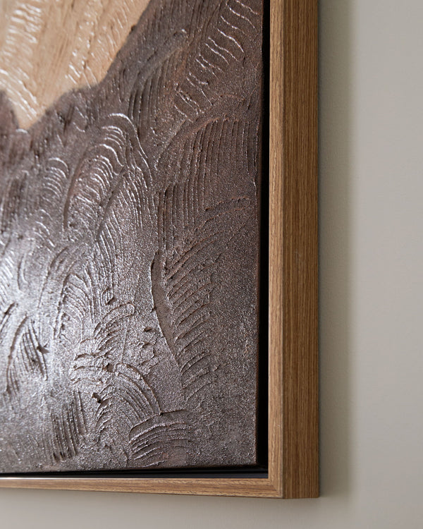 Fanthorne - Wall Art - Tan / Brown / White