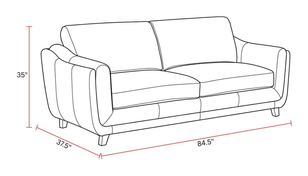 Hayden - Stationary Sofa - Renaissance Marigold