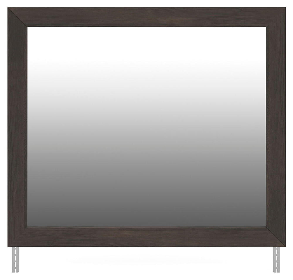 Shaehartin - Bedroom Mirror - Dark Brown