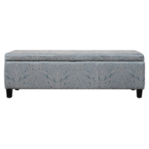 Indoor Storage Ottoman Bench With Hidden Storage - Pattern