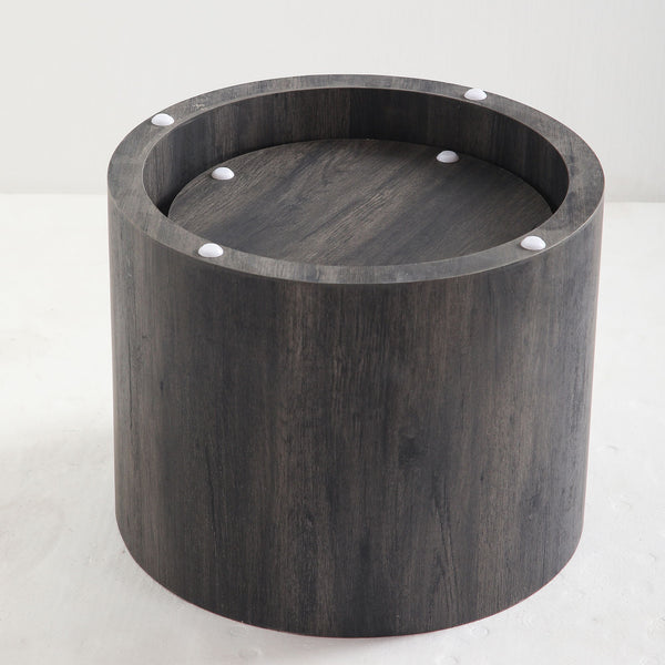 Modern Round Nesting Coffee Table (Set of 2)
