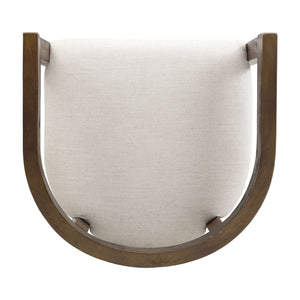 Modern Rubberwood Counter Stool Set With Upholstered Seats