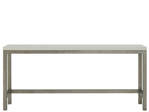Oasis - Console With 3 Stools - Gray / Beige