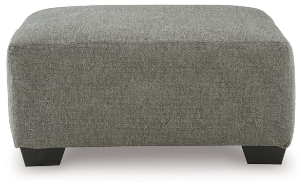Clarington - 2 Pc. - 3-Piece Sectional And Oversized Ottoman - Greystone