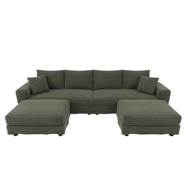 Modern Comfy Upholstered Sofa Cloud Couch & Deep Seat Couches