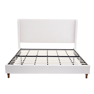 Harper - Tall Headboard Upholstered Bed / High Headboard / Elegant Simplicity / No Box Spring Needed