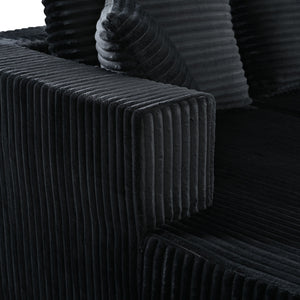 U-Shaped Modular Sectional Sofa With Double Chaise, Oversized Deep Seat For Living Room