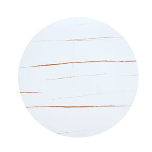 Round Dining Table & Thickened Top For Kitchen