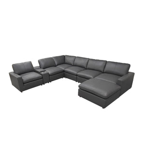 Large Seating Modular Upholstered Sectional