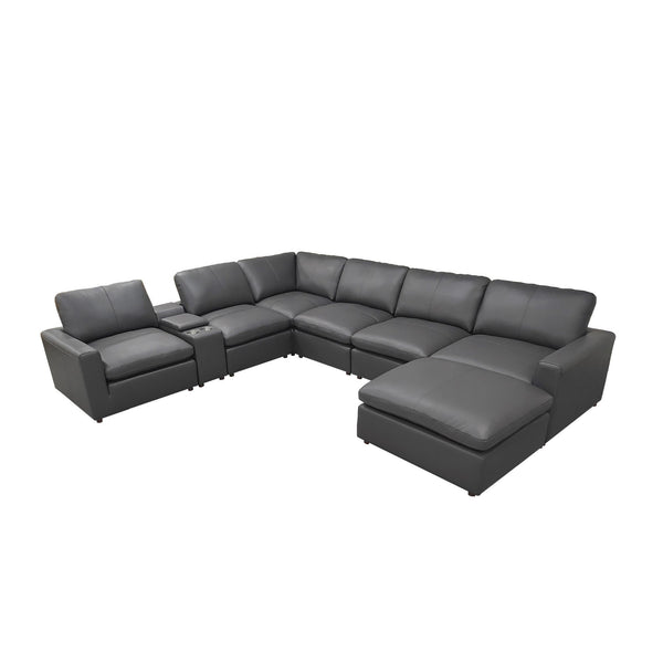 Large Seating Modular Upholstered Sectional
