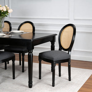 French Country Dining Chairs With Round Back (Set of 2)