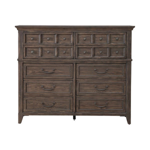 Paradise Valley - 10 Drawer Chesser - Saddle Brown