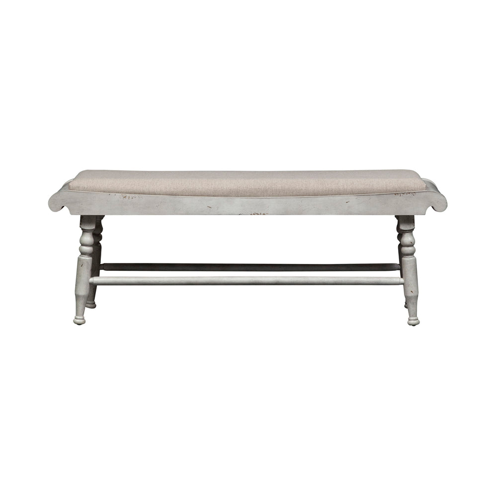 Whitney - Bench - Antique Linen / Weathered Gray