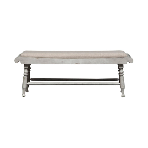 Whitney - Bench - Antique Linen / Weathered Gray