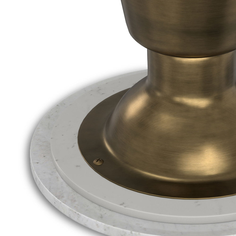 Leyla - Side Table - Antique Brass