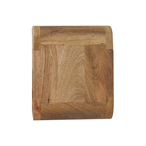 Curved Upper Slot Floating Nightstand