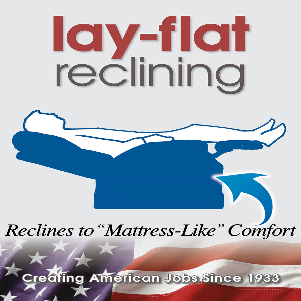 Wembley - Italian Leather Match Lay Flat Recliner - Chocolate