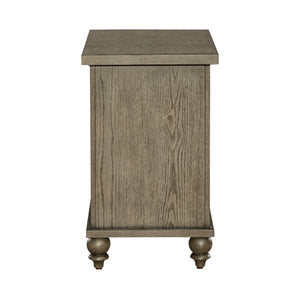 Americana Farmhouse - Chair Side Table - Dusty Taupe