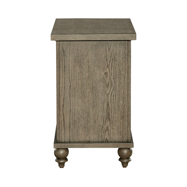 Americana Farmhouse - Chair Side Table - Dusty Taupe