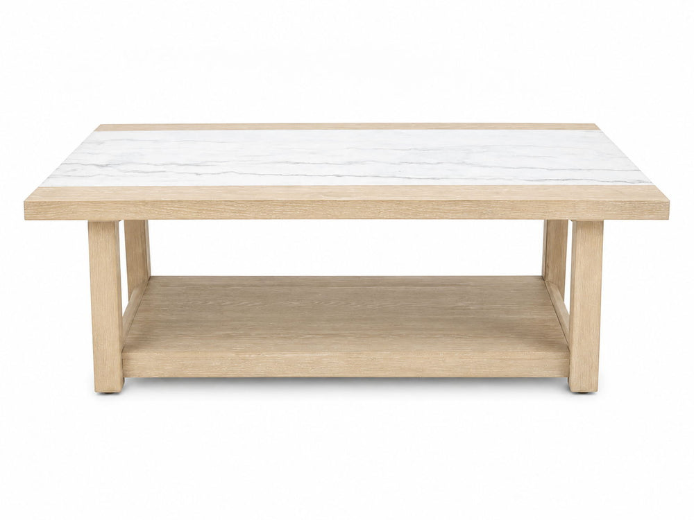 Trifecta - Coffee Table - Driftwood Cerused Oak