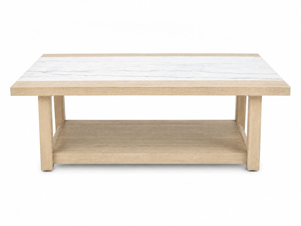 Trifecta - Coffee Table - Driftwood Cerused Oak