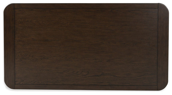 Breckington - Rectangular Cocktail Table - Dark Brown