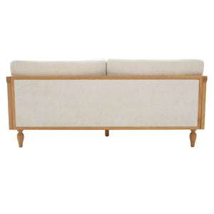 Loveseat Sofa With Armrests - Black