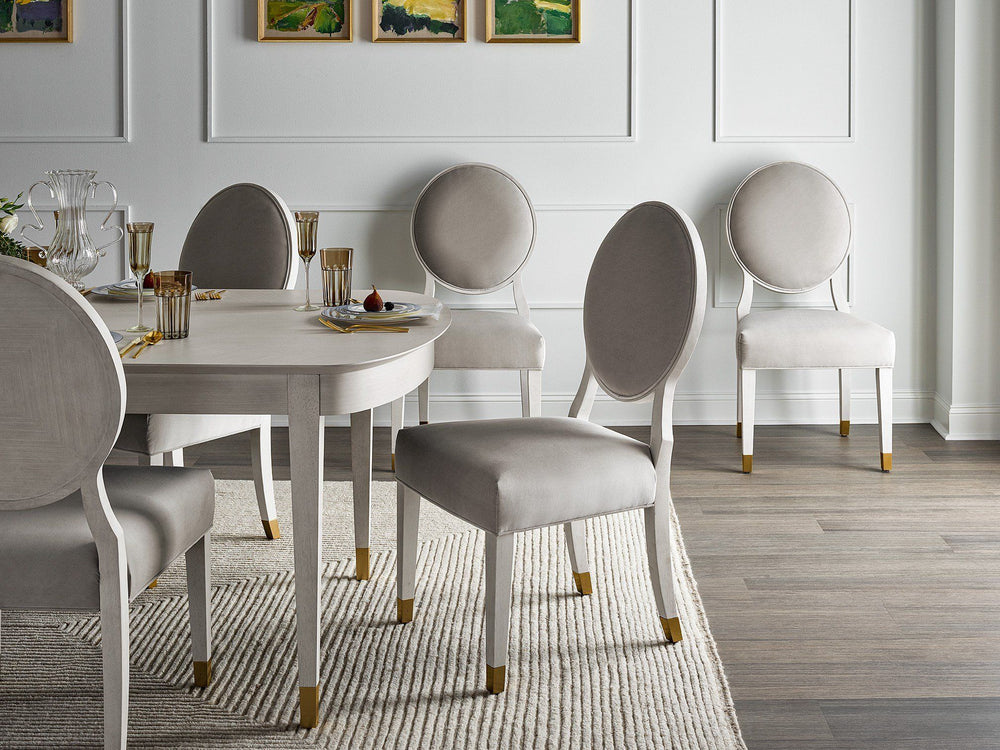 Love. Joy. Bliss.-Miranda Kerr Home - Love Joy Bliss Oval Side Chair (Set of 2) - White