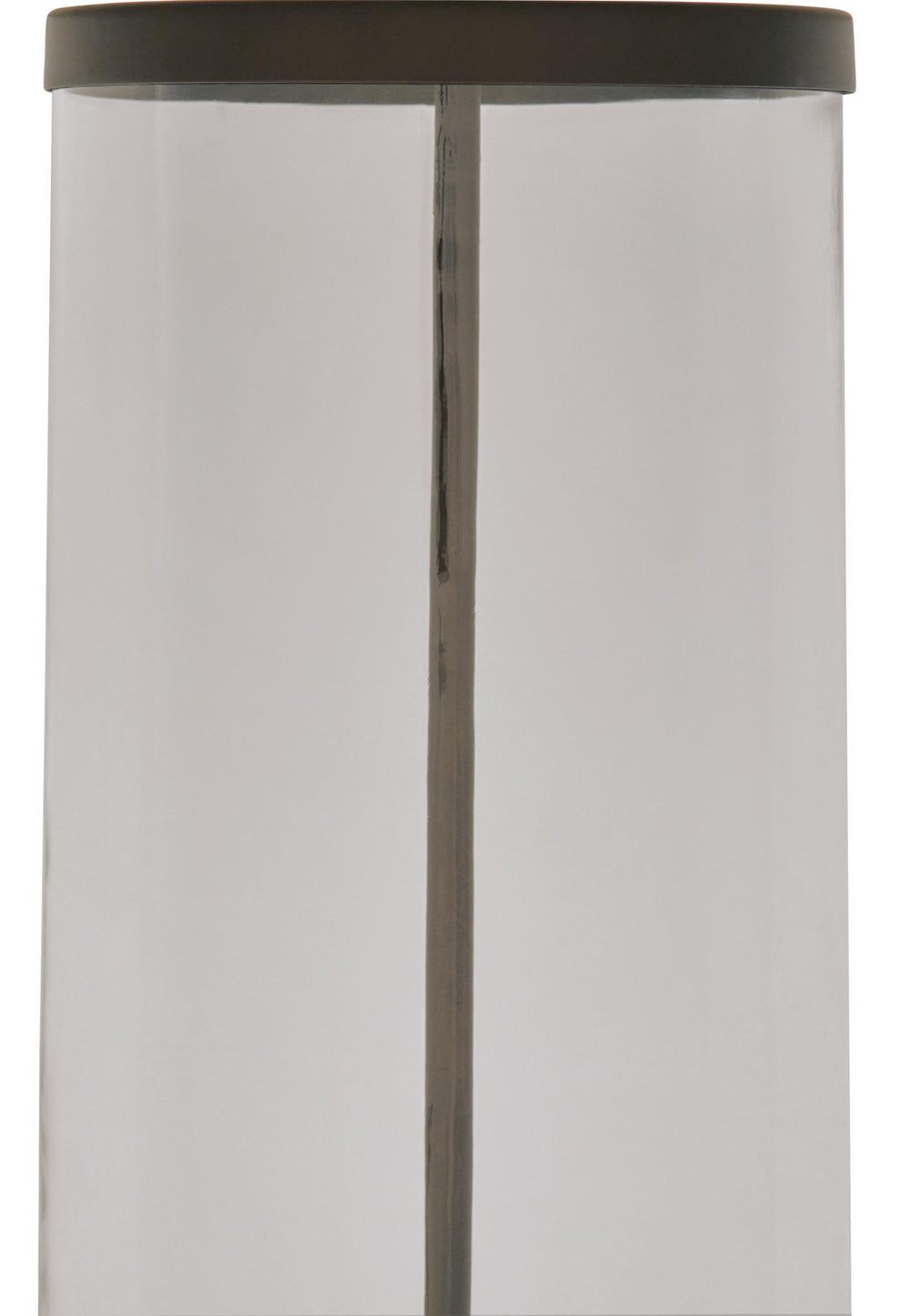 Junrow - Glass Table Lamp - Clear / Brown