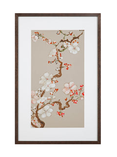 Pear Tree I Framed Print - Cream