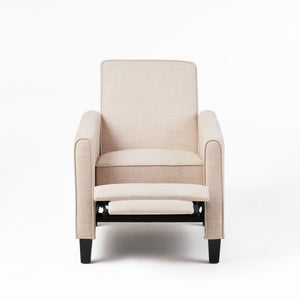 Upholstered Push Back Recliner Chair For Living Room