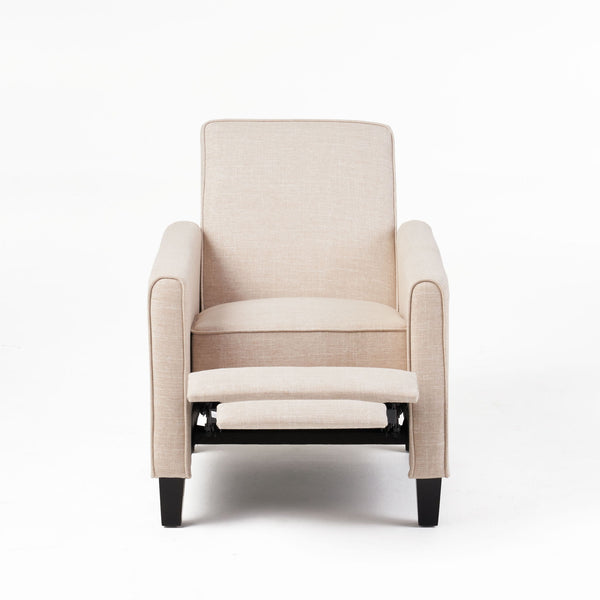 Upholstered Push Back Recliner Chair For Living Room