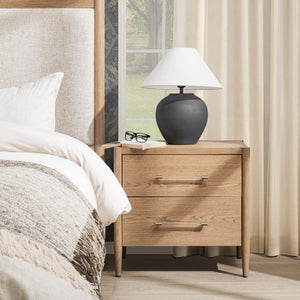 Alisen - 2 Drawer Nightstand - Napa Grove