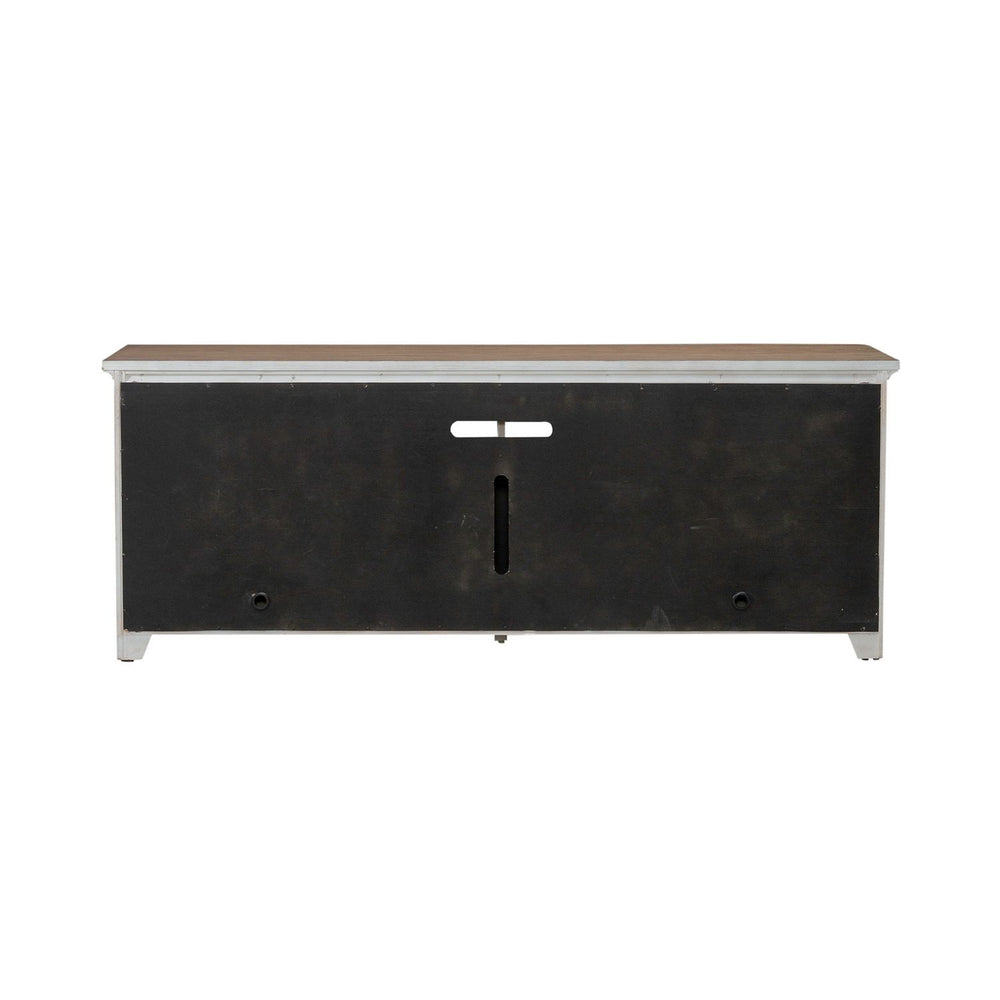 Fireplace TV Consoles - 80" Fireplace TV Console - Brown