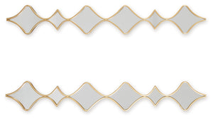 Harriswood - Accent Mirror Set (Set of 2) - Gold Finish