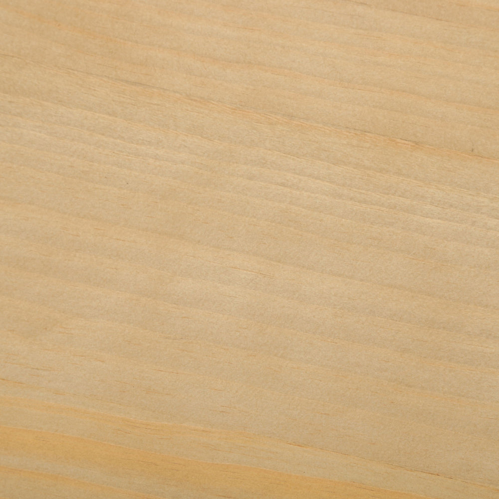 X-Frame Console Table, Angled Cross Leg Design, Rounded Edges - Natural