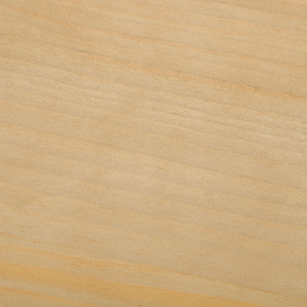 X-Frame Console Table, Angled Cross Leg Design, Rounded Edges - Natural