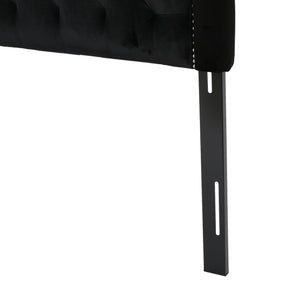 Kaarina - Contemporary Tufted Fabric Headboard