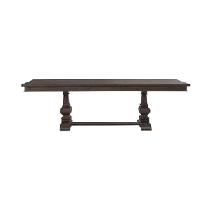 Paradise Valley - Trestle Table - Saddle Brown