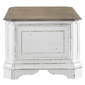 Magnolia Manor - Storage Trunk - Antique White