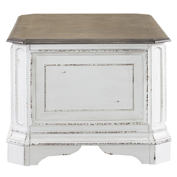 Magnolia Manor - Storage Trunk - Antique White