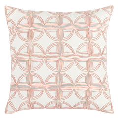 Elea - 22" x 22" Pillow - Ivory / Blush