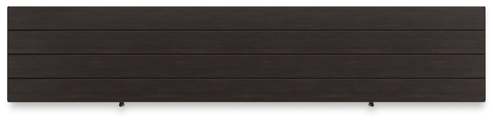 Darborn - XL TV Stand W/Fireplace Option - Gray / Brown