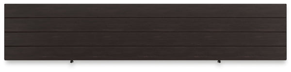 Darborn - XL TV Stand W/Fireplace Option - Gray / Brown