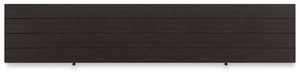 Darborn - 88" TV Stand With Electric Infrared Fireplace Insert - Gray / Brown