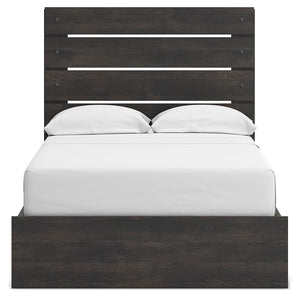 Hollivern - Panel Bed With Storage