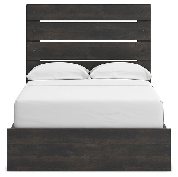 Hollivern - Panel Bed With Storage