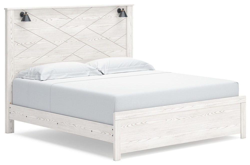 Gerridan - Panel Bedroom Set With Sconces