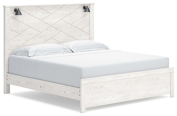Gerridan - Panel Bedroom Set With Sconces