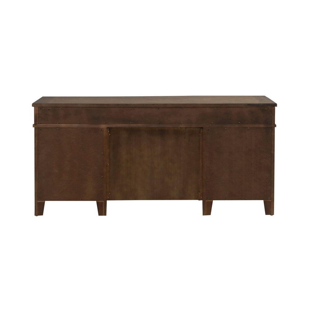 Carolina Park - Jr Executive Credenza - Amber Brown